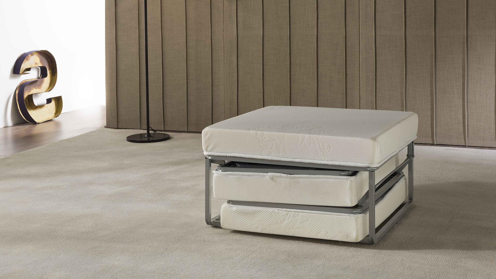 Letto singolo Prontoletto - pouf letto, Santambrogio Salotti